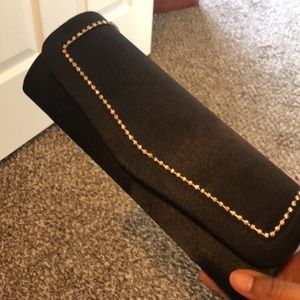 Black Rhinestone Clutch